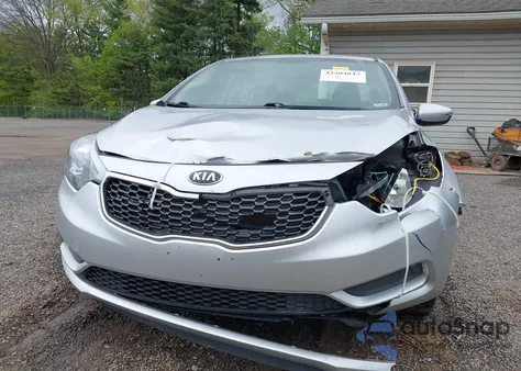 2016 Kia Forte Lx из США, поврежденный, VIN KNAFK4A69G5502921